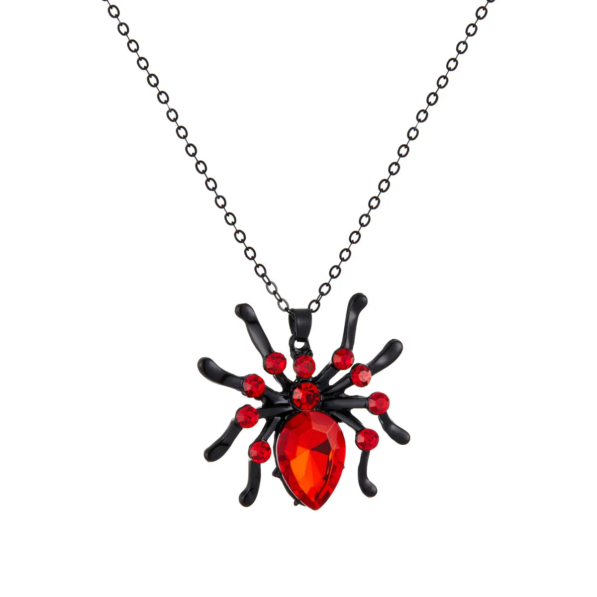 Cute Exaggerated Funny Spider Alloy Women'S Earrings Necklace