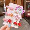 Cute Flower Acrylic Handmade Kid'S Hair Clip 1 Set