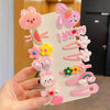 Cute Flower Acrylic Handmade Kid'S Hair Clip 1 Set