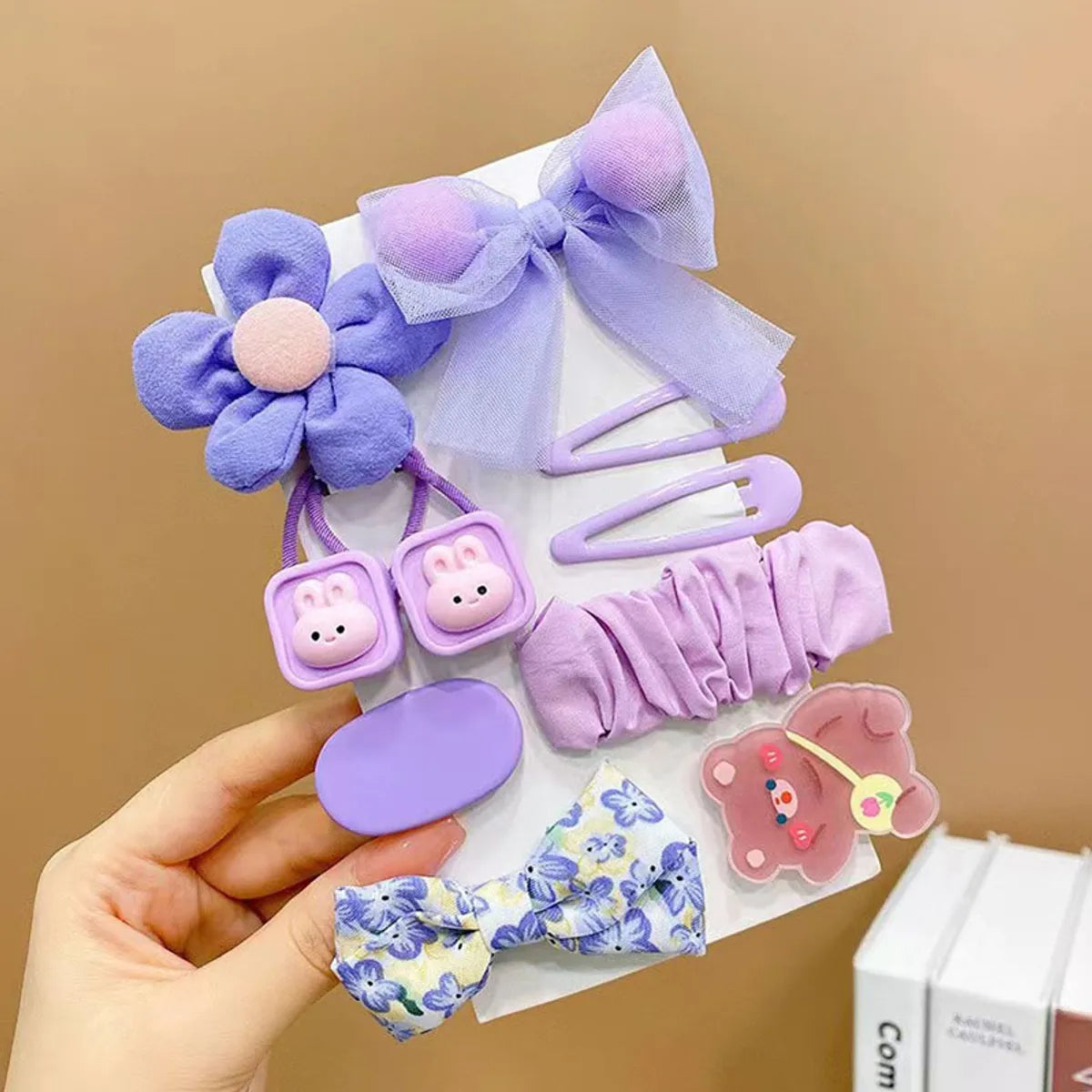 Cute Flower Acrylic Handmade Kid'S Hair Clip 1 Set