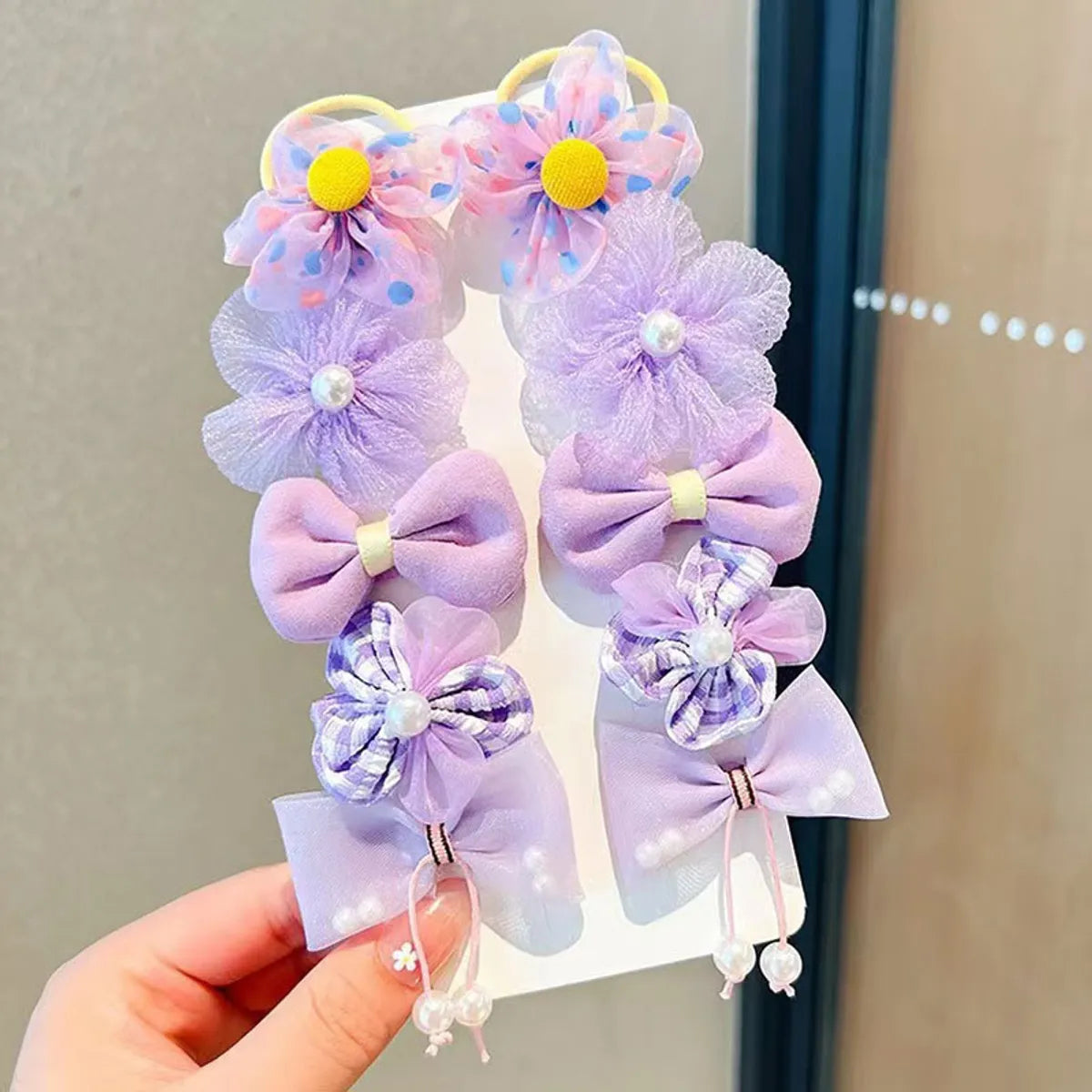 Cute Flower Acrylic Handmade Kid'S Hair Clip 1 Set