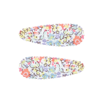 Cute Flower Cloth Hair Clip 1 Pair