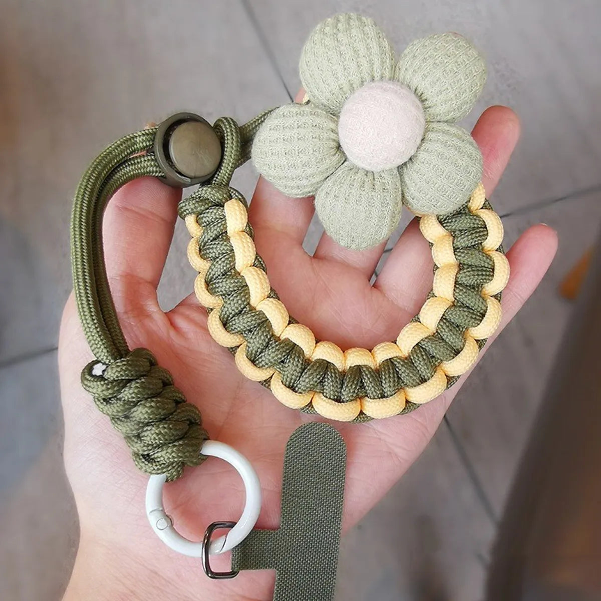 Cute Flower Rope Mobile Phone Lanyard