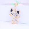 Cute Fox Alloy Women'S Keychain