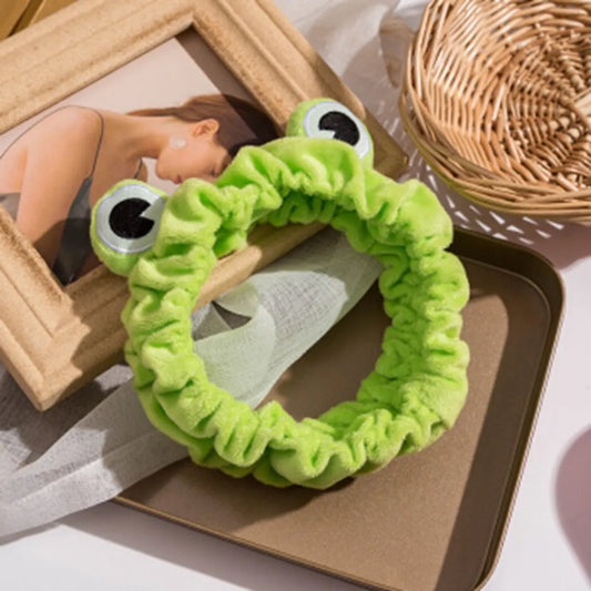 Cute Frog Coral Fleece Hair Band 1 Piece