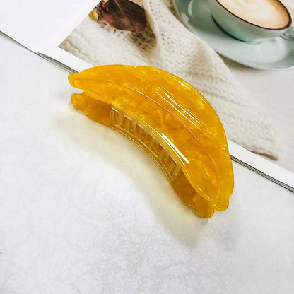 Cute Fruit Acetic Acid Sheets Carving Hair Claws