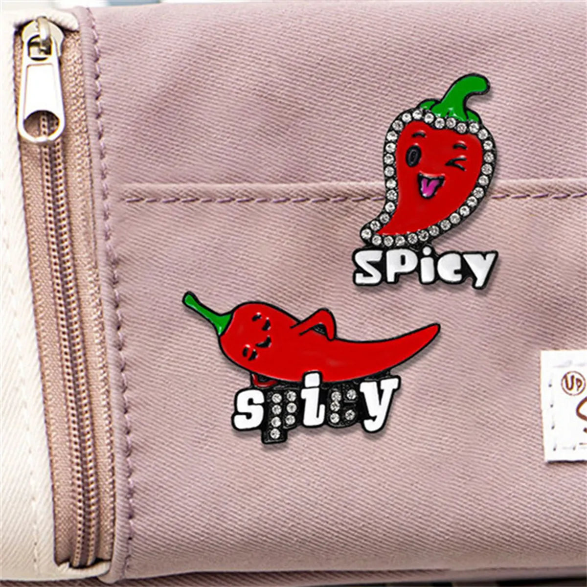 Cute Fruit Apple Alloy Unisex Brooches