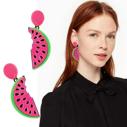 Cute Fruit Arylic Women'S Drop Earrings