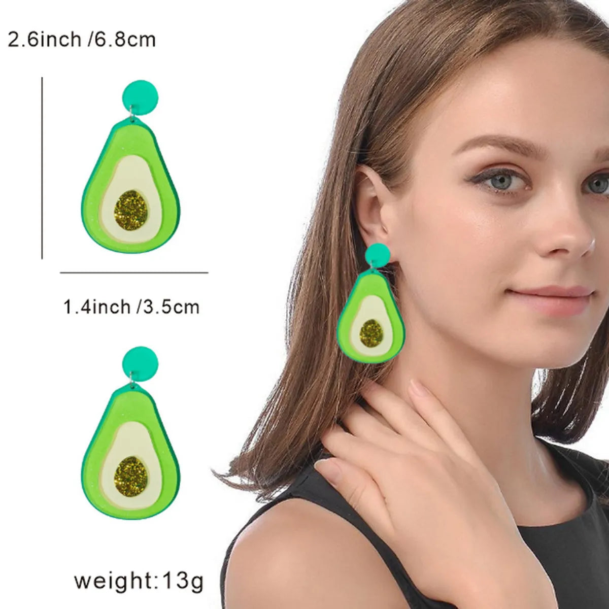 Cute Fruit Arylic Women'S Drop Earrings