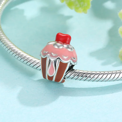 1 Piece Silver Zircon Fruit Cake