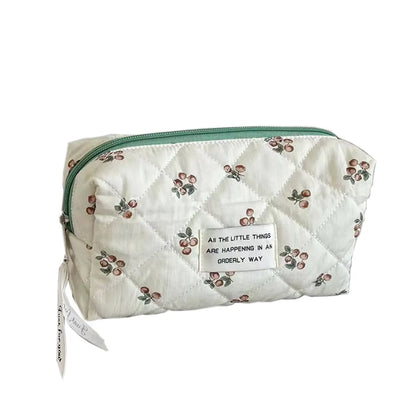 Cute Fruit Cotton Square Makeup Bags