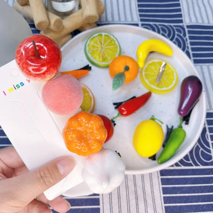 Cute Fruit Plastic Hair Clip