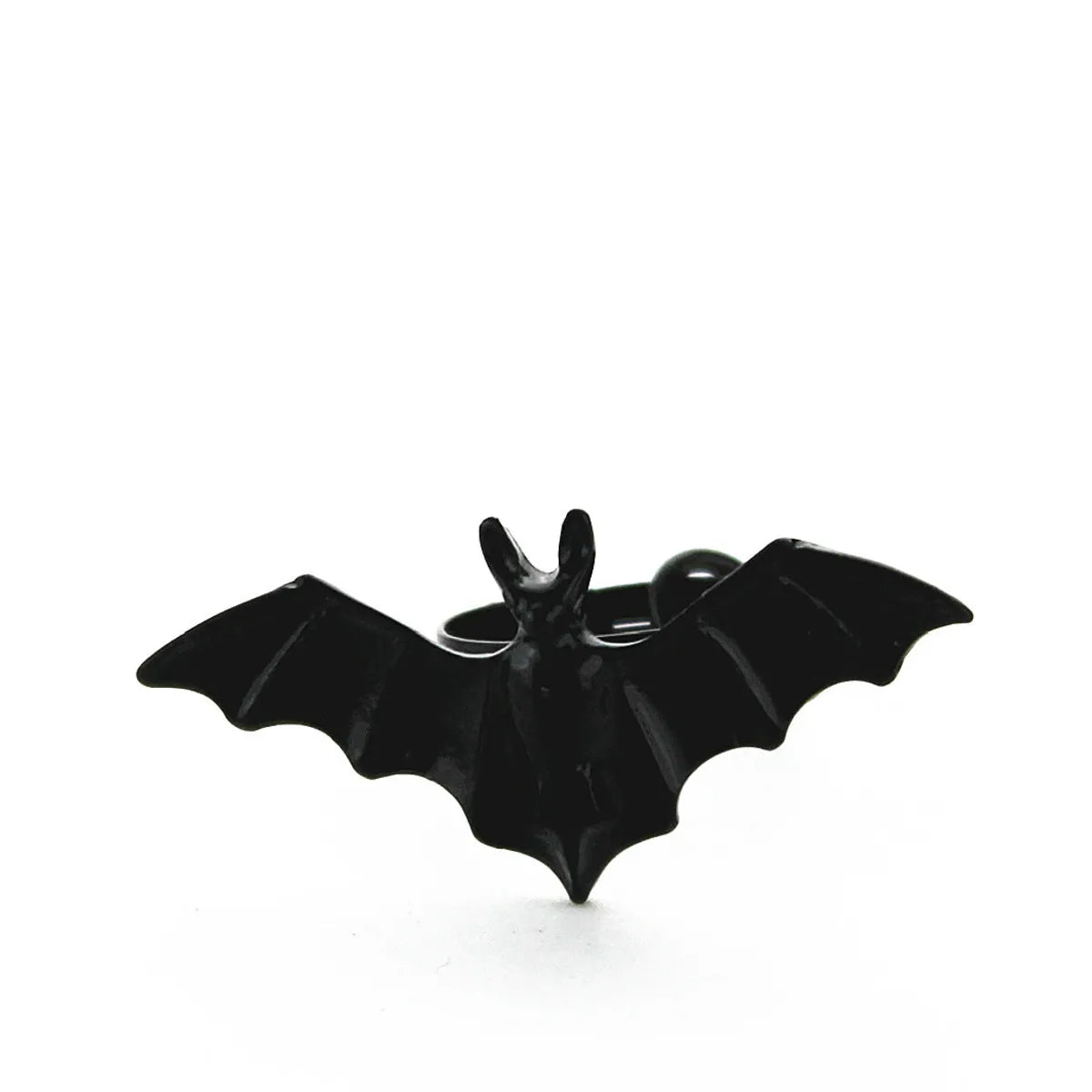 Cute Funny Bat Alloy Plating Halloween Unisex Open Rings