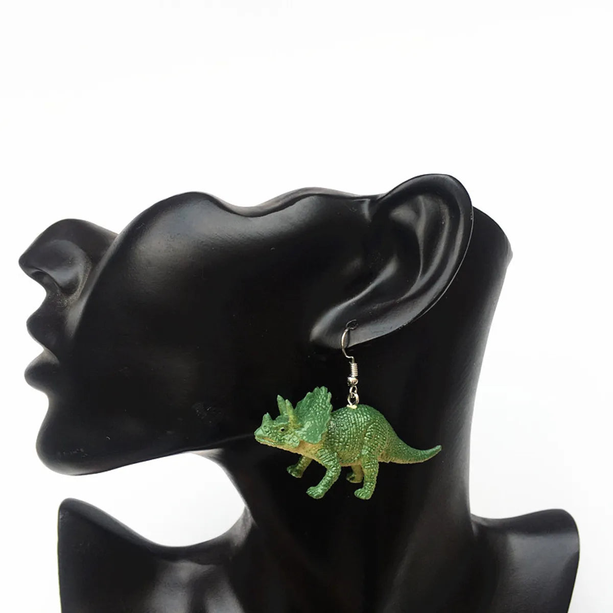 Cartoon Style Dinosaur Resin Three-Dimensional Children Unisex Drop Earrings 1 Pair