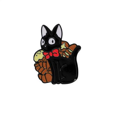 Cute Funny Pastoral Cartoon Cat Alloy Unisex Brooches