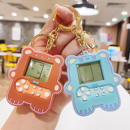 Cute Game Console Plastic Unisex Bag Pendant Keychain