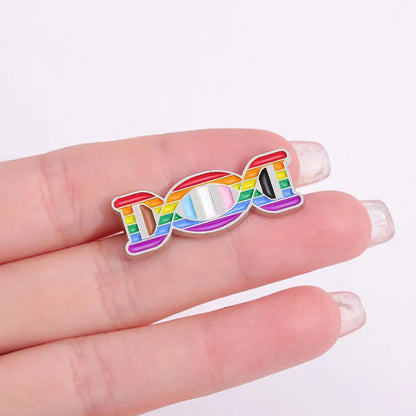 Cute Geometric Alloy Plating Unisex Brooches