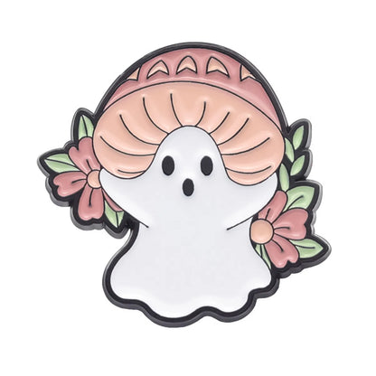 Cute Ghost Alloy Stoving Varnish Women'S Brooches