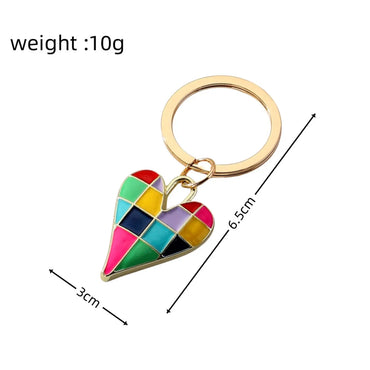 Cute Heart Shape Alloy Women'S Keychain