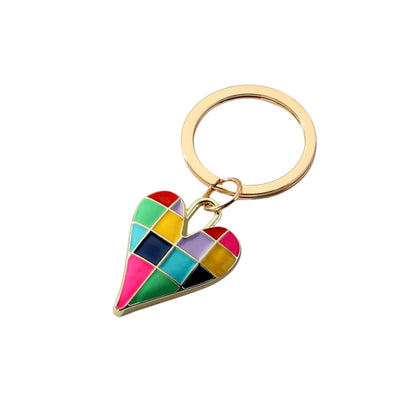 Cute Heart Shape Alloy Women'S Keychain