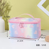 Cute Heart Shape Glitter Square Makeup Bags