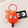 Cute Heart Shape Plush Women'S Bag Pendant Keychain