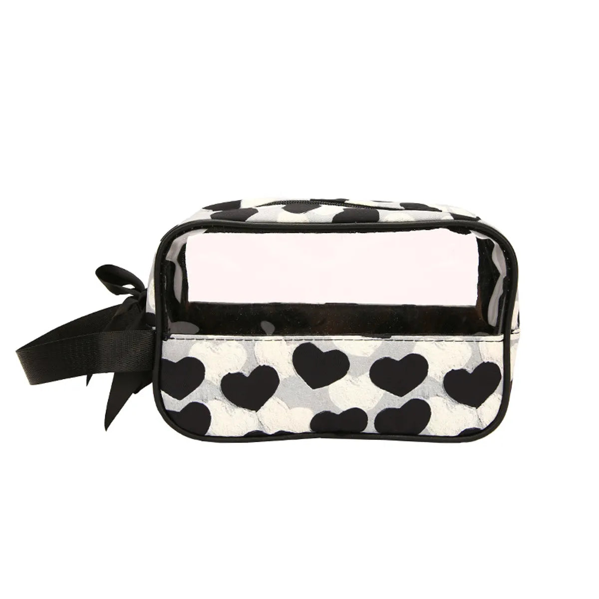 Cute Heart Shape Pvc Square Makeup Bags