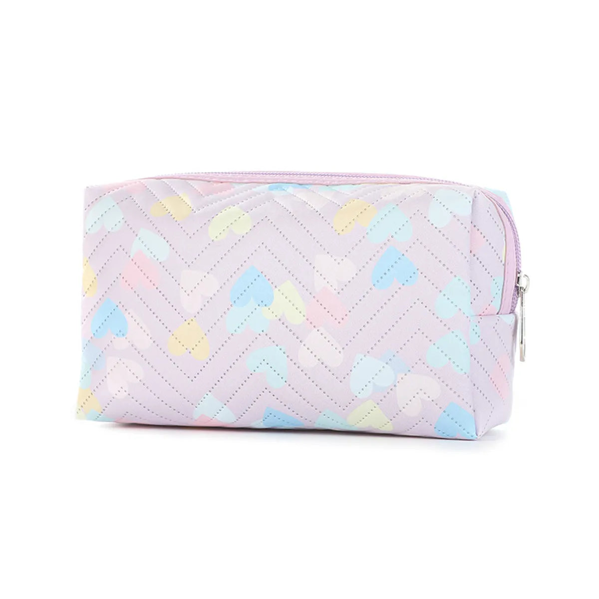 Cute Heart Shape Pvc Square Makeup Bags