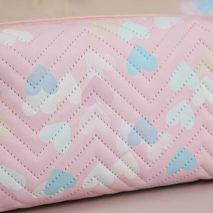 Cute Heart Shape Pvc Square Makeup Bags