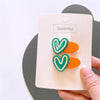 Cute Heart Shape Resin Hair Clip Hair Tie