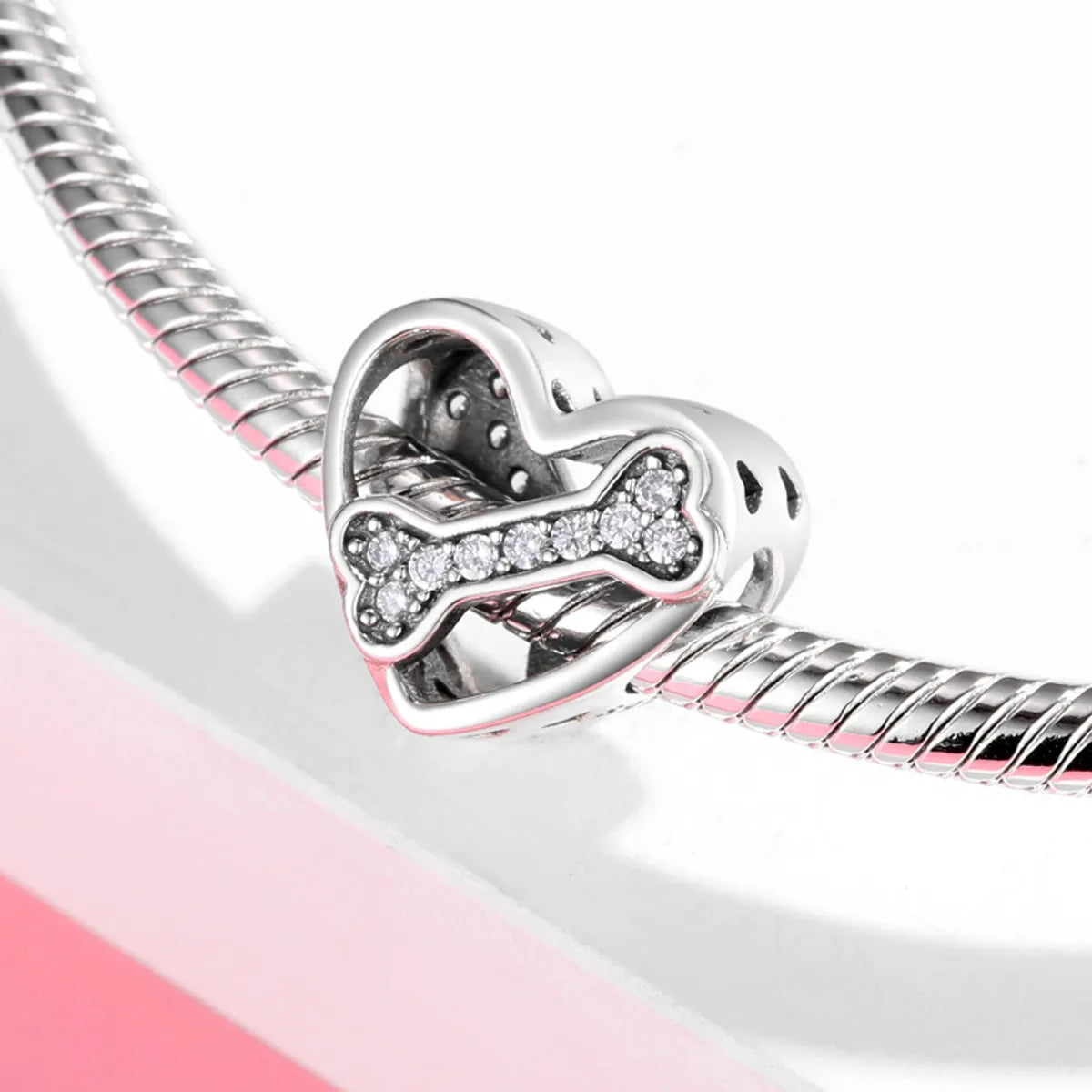 S925 Silver Heart Shape