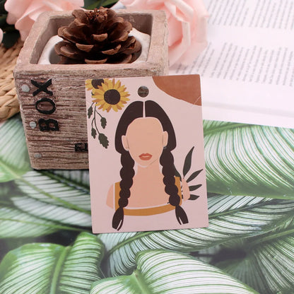 Cute Human Cartoon Paper Jewelry Packaging Cardboard