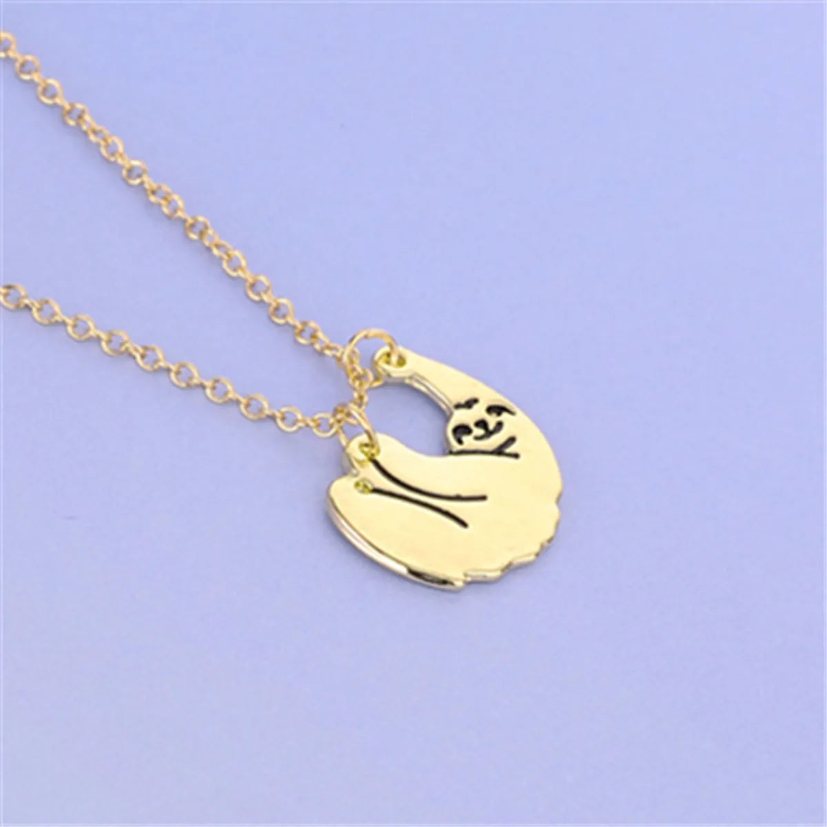 Cute Kise Alloy Asymmetrical Plating Women's Pendant Necklace