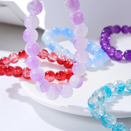 Cute Lady Sweet Round Glass Wholesale Bracelets