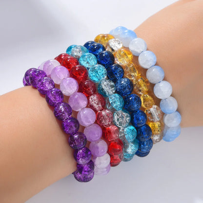 Cute Lady Sweet Round Glass Wholesale Bracelets