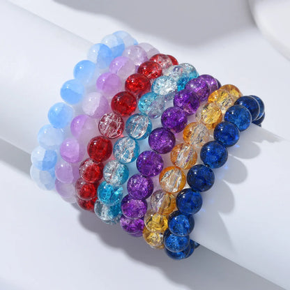 Cute Lady Sweet Round Glass Wholesale Bracelets