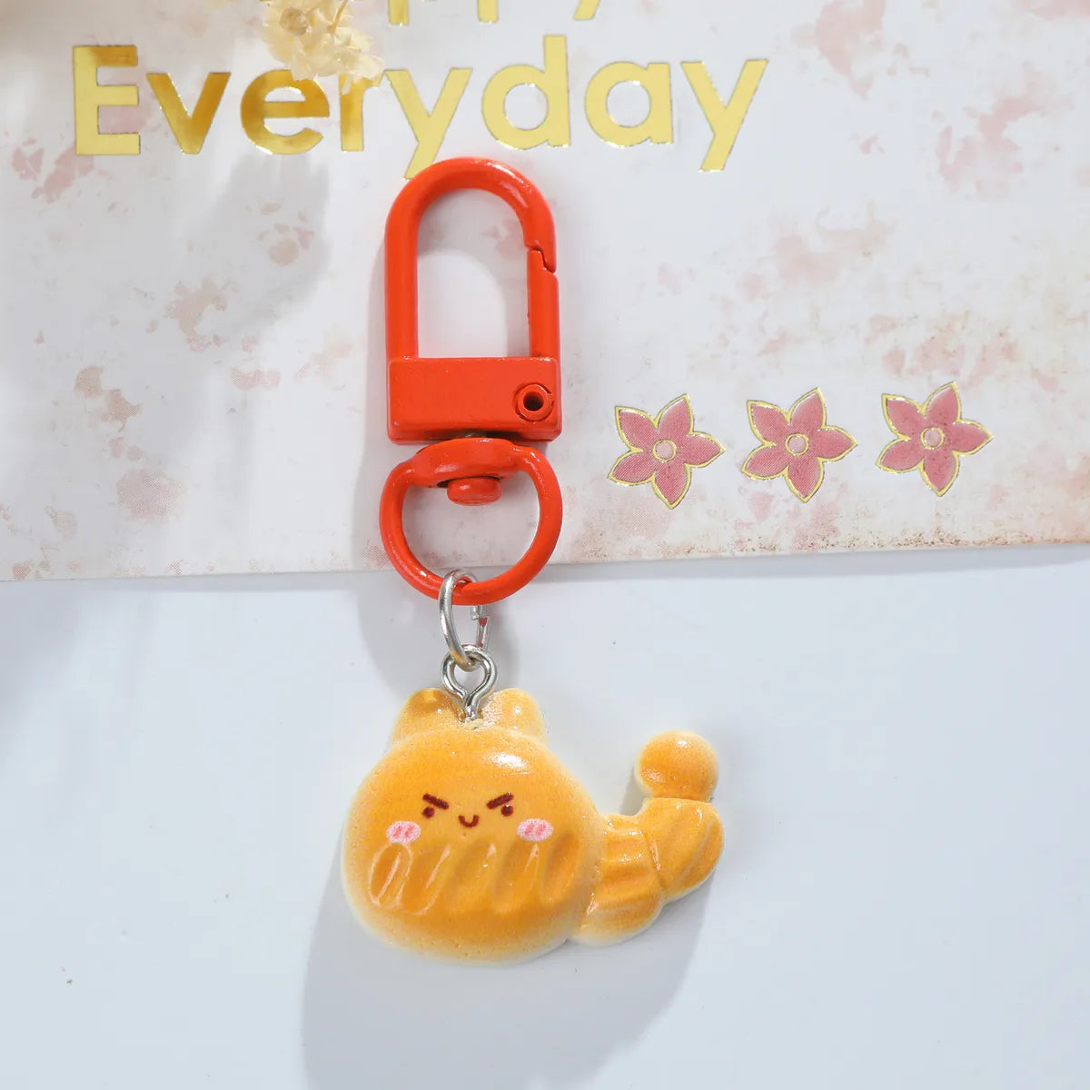 Cute Lady Wedding Animal Resin Asymmetrical Resin Keychain