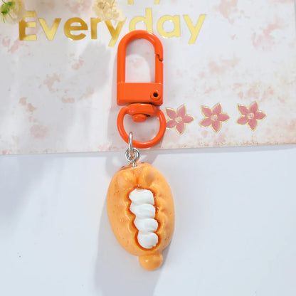 Cute Lady Wedding Animal Resin Asymmetrical Resin Keychain