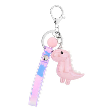 Cute Little Dinosaur Colorful Rope Keychain Wholesale Nihaojewelry