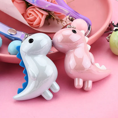 Cute Little Dinosaur Colorful Rope Keychain Wholesale Nihaojewelry