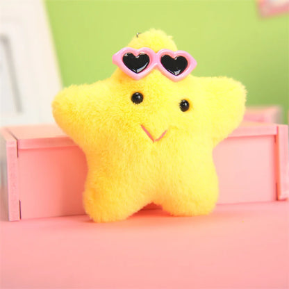 Cute Little Star Pendant Plush Toy Bunny Doll Keychain