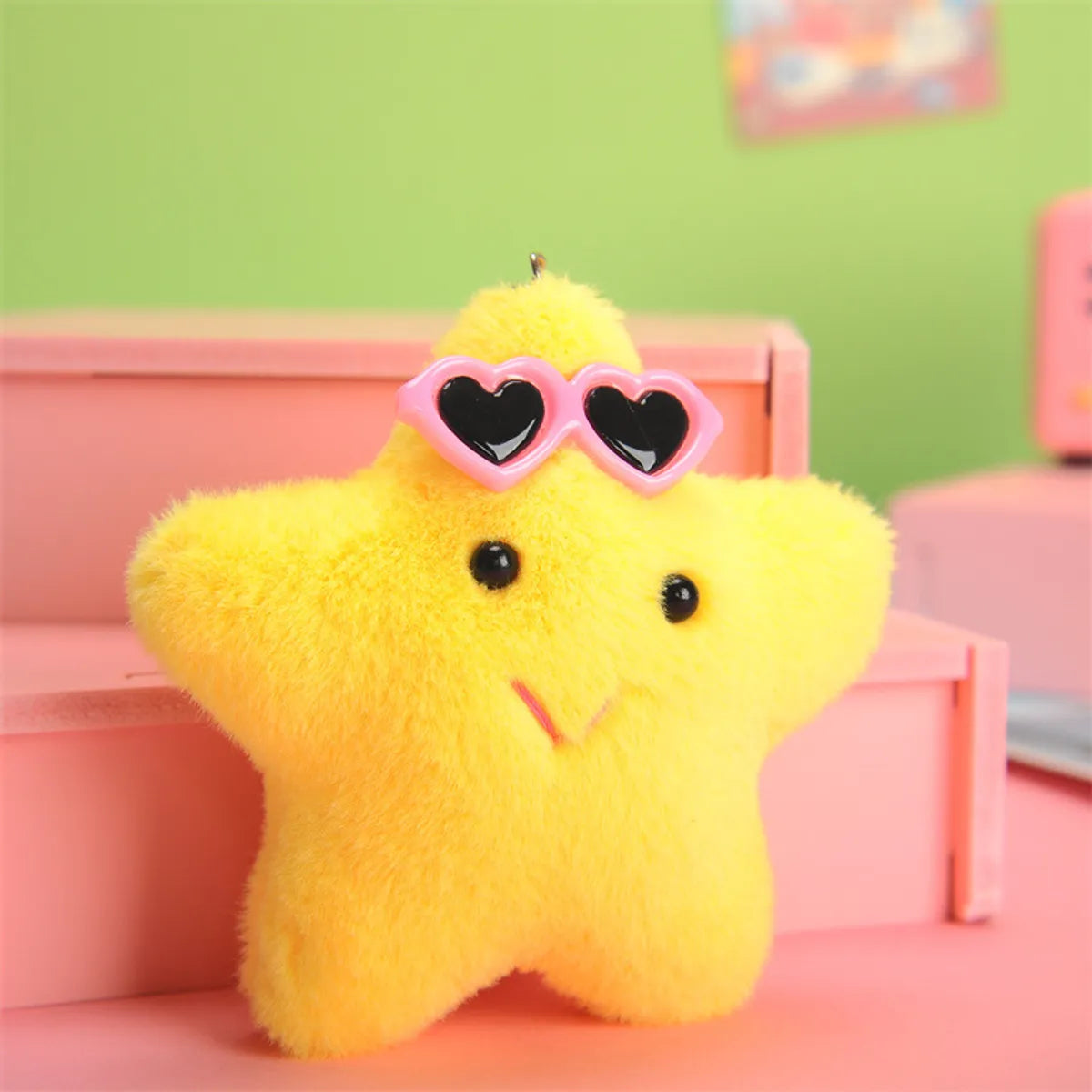 Cute Little Star Pendant Plush Toy Bunny Doll Keychain