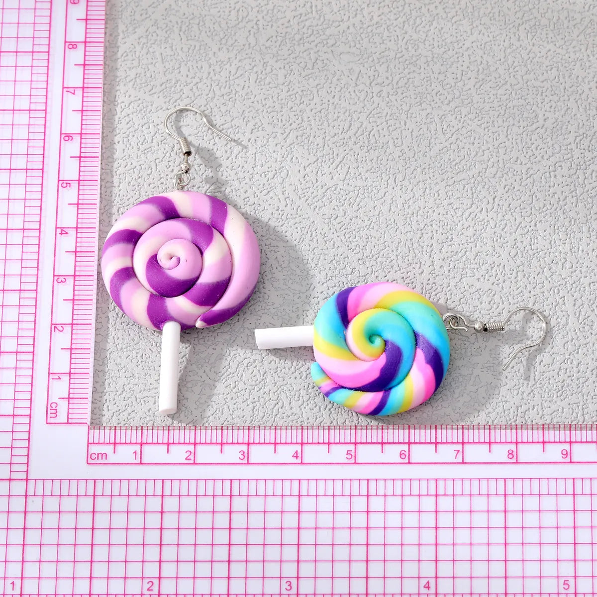 Cute Lollipop Resin Soft Clay Women's Drop Earrings 1 Pair