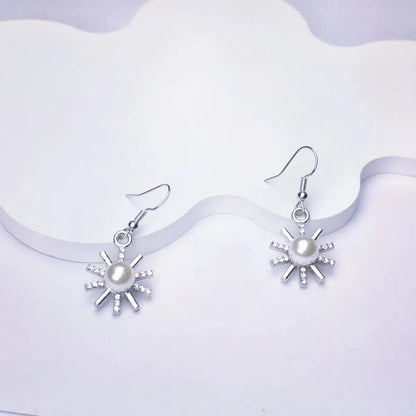 Cute Luxurious Letter Alloy Inlay Pearl Women's Jewelry Set