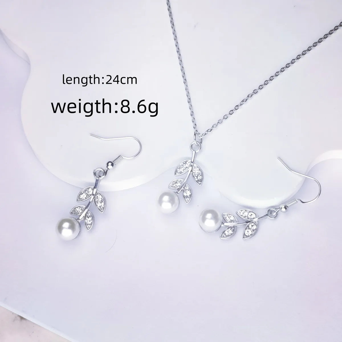 Cute Luxurious Letter Alloy Inlay Zircon Women'S Jewelry Set