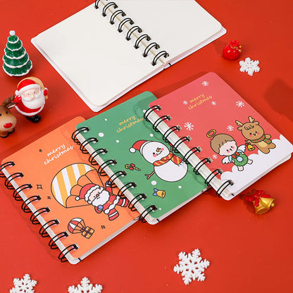 Cute Mini-Portable Student Christmas High Quality Paper Coil Notebook