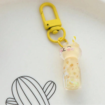 Cute Modern Style Classic Style Bottle Resin Bag Pendant Keychain