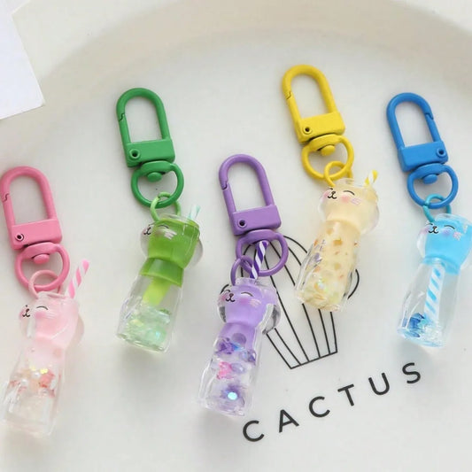 Cute Modern Style Classic Style Bottle Resin Bag Pendant Keychain