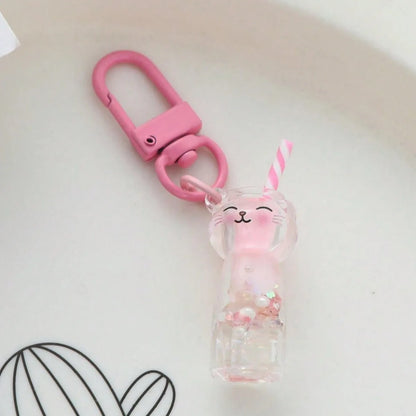 Cute Modern Style Classic Style Bottle Resin Bag Pendant Keychain