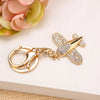 Cute Motorcycle Car Airplane Alloy Unisex Keychain